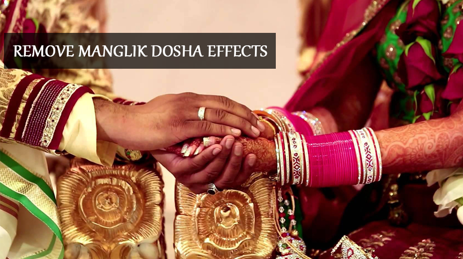 How to remove Manglik dosha effects after sanctification of marriage